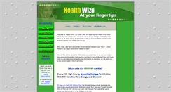 Desktop Screenshot of health.wize1.com